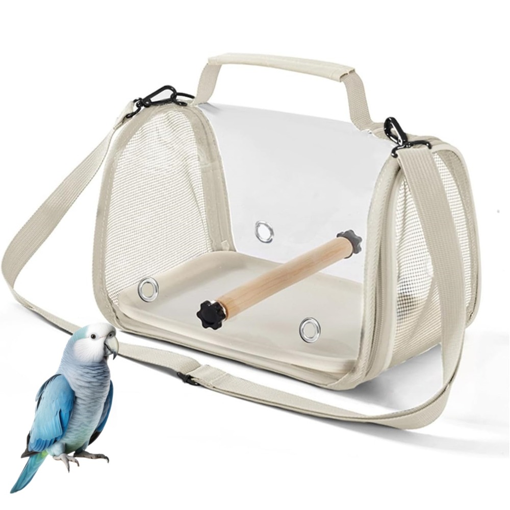 Sac transport oiseau - pliable, perchoir inclus