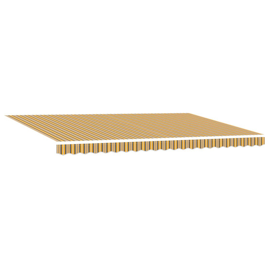 Auvent rétractable multicolore 500 x 300 x 165 cm