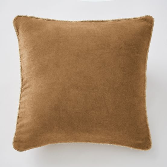 Coussin en velours de coton cesar