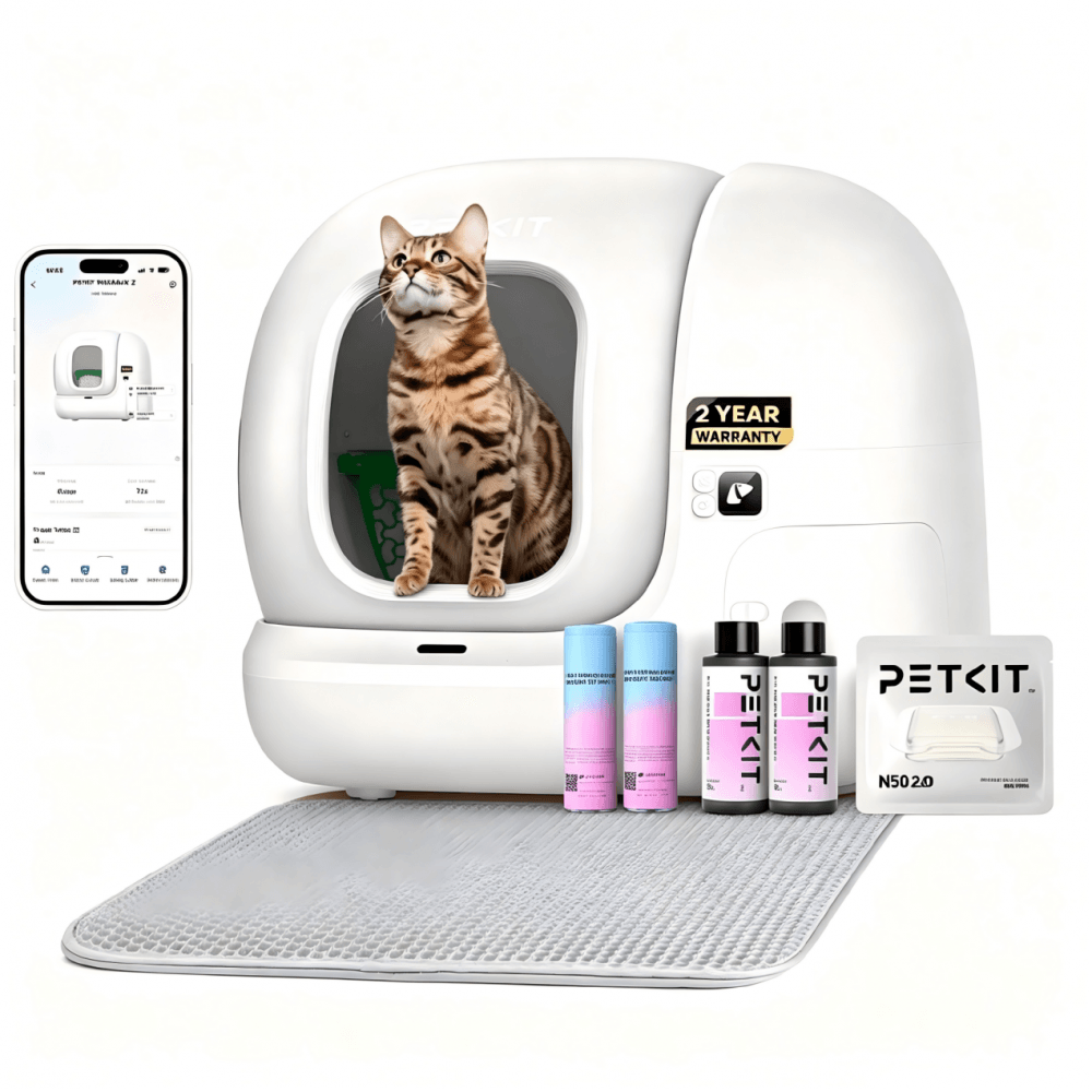 Puramax 2 robot litière automatique pour chat - pack premium