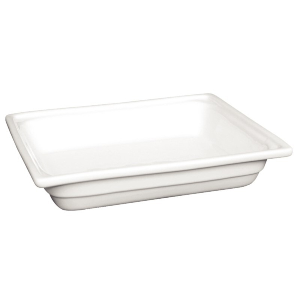 Plat en porcelaine gn 1/2 65 mm olympia
