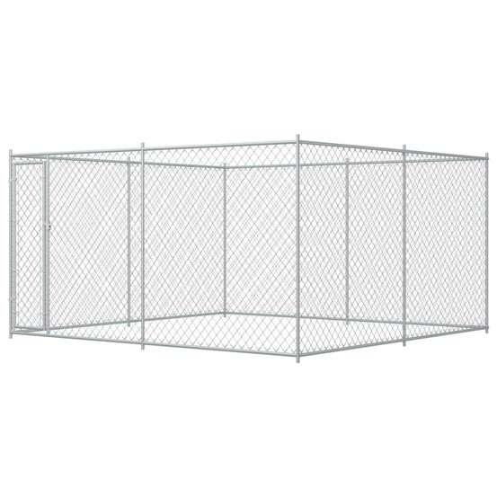 Chenil extérieur cage enclos parc animaux chien extérieur pour chiens 383 x 383 x 185 cm