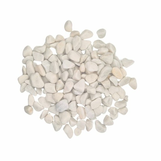 Pack +/- 1t (2 x 500kg) galets blanc pur ø 30/60 mm - Livraison STANDARD