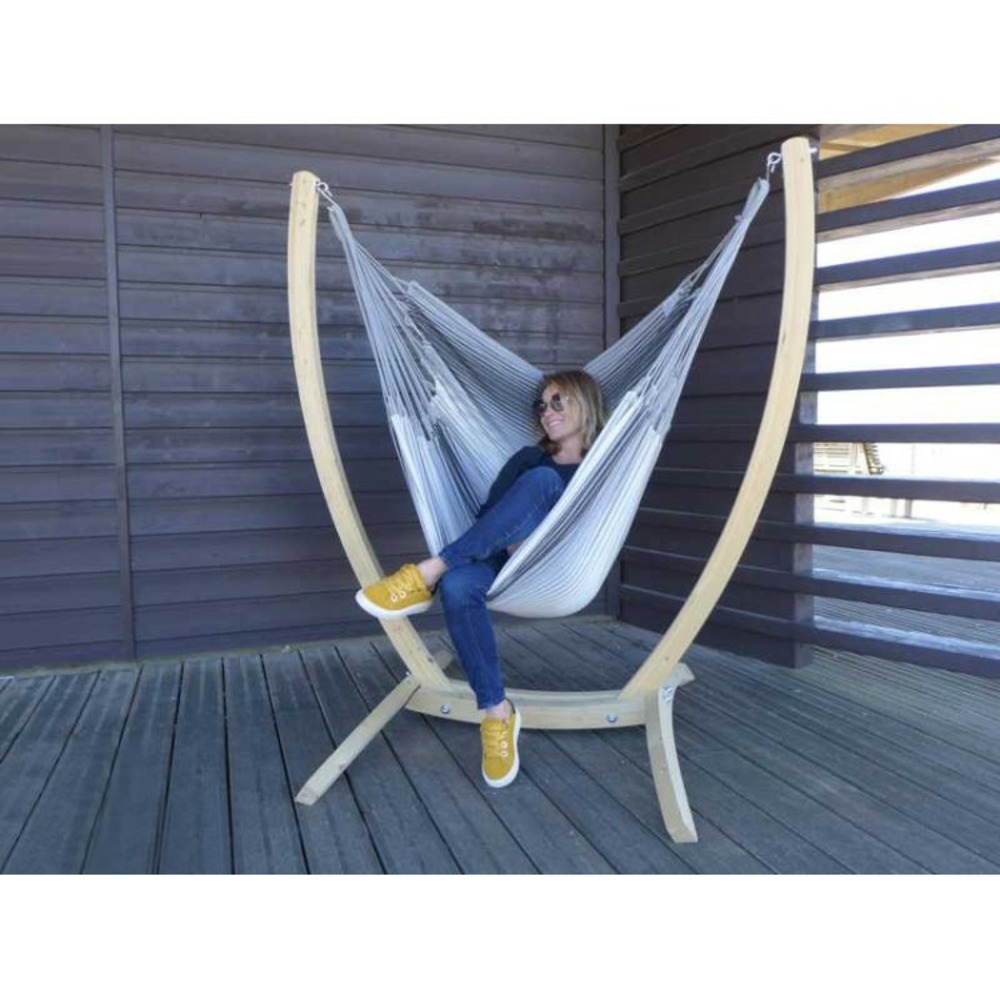 Hamac chaise avec support paquito 3 gris xl