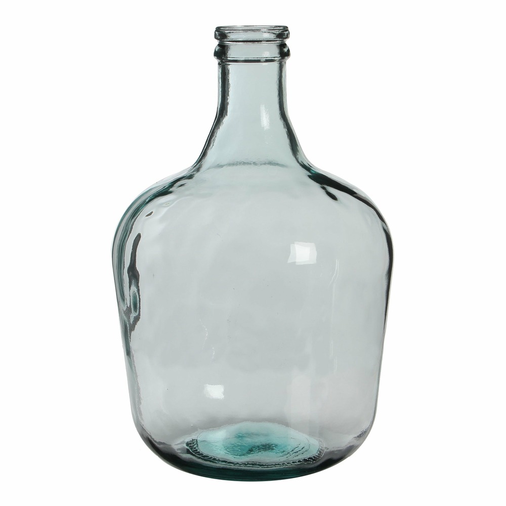 Mica decorations - vase bouteille en verre recyclé h42