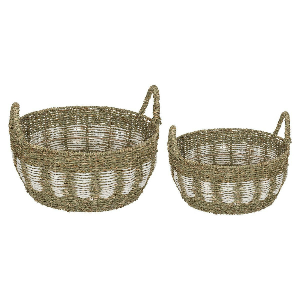 Lot de 2 paniers déco 