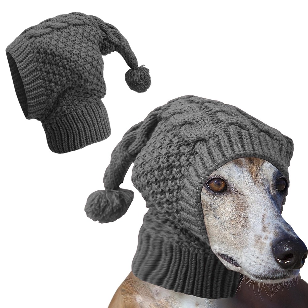 Bonnet tricoté pour chien l
