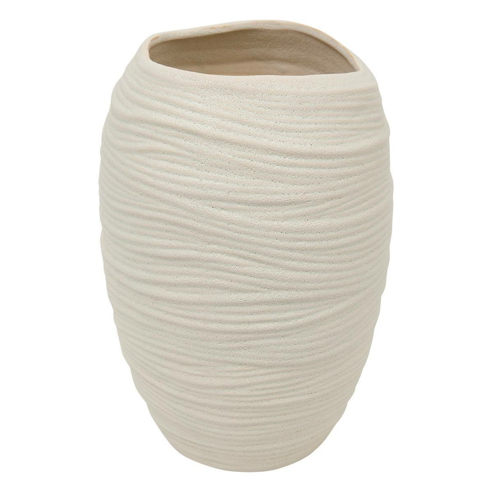 Vase prudi blanc h31,5cm