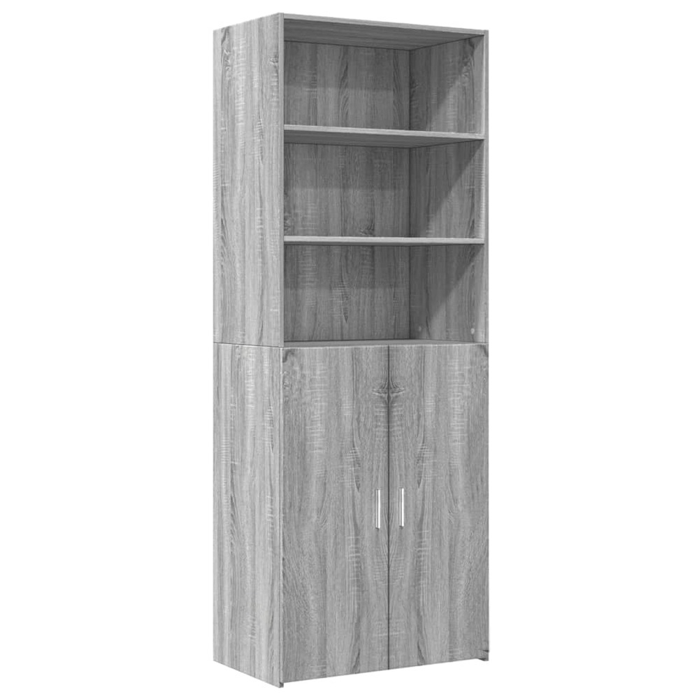 Buffet bahut commode armoire meuble de rangement organisateur cuisine salle de séjour salon haut sonoma 70 x 42,5 x 185 cm bo