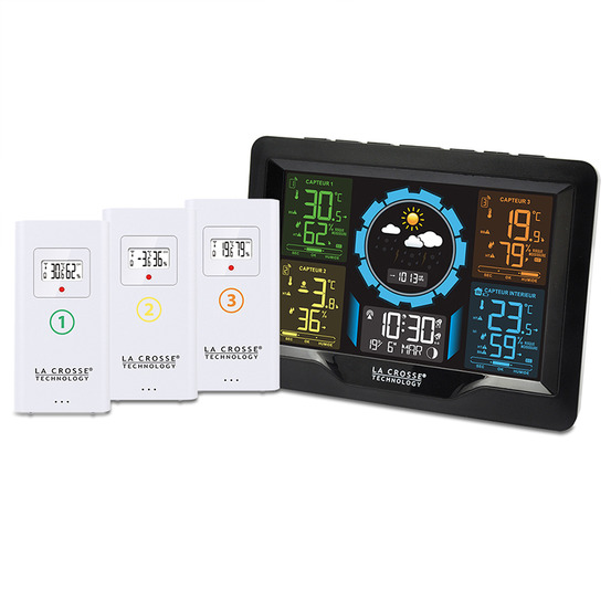 Station météo colorée 3 sondes