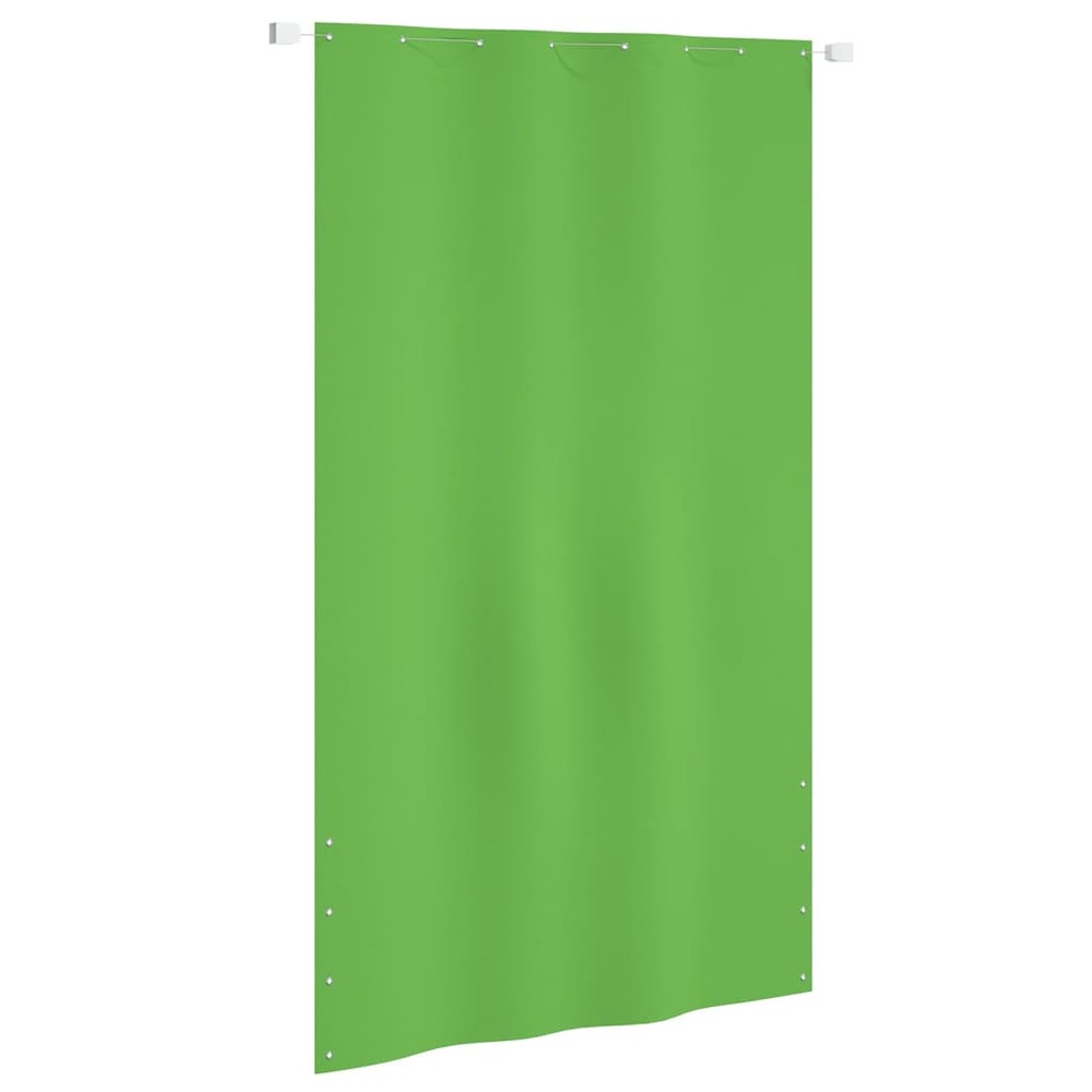 Écran de balcon vert clair 140x240 cm tissu oxford