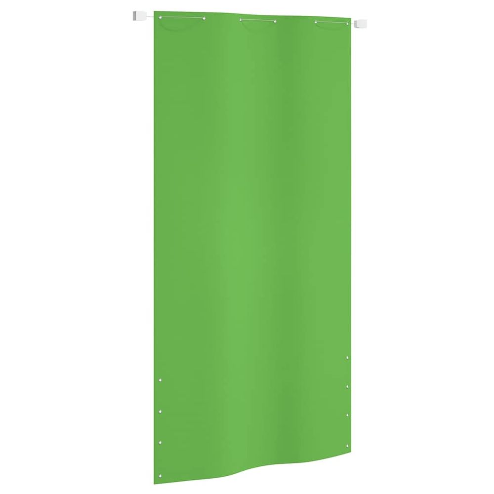 Écran de balcon vert clair 120x240 cm tissu oxford
