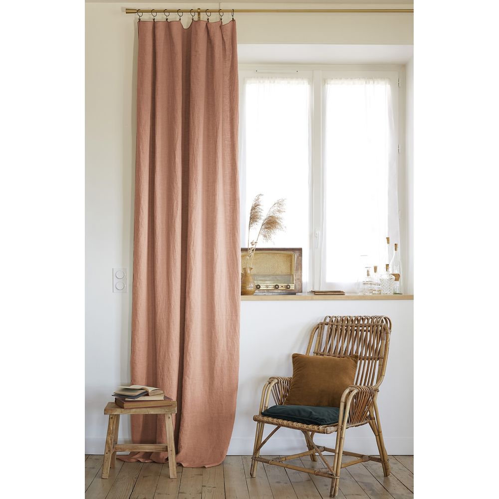 Rideau lin lave collection soline