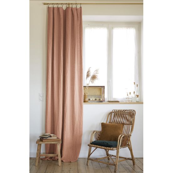 Rideau lin lave collection soline