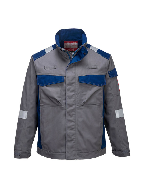 Veste bizflame ultra bicolore couleur : gris taille xxl - portwest