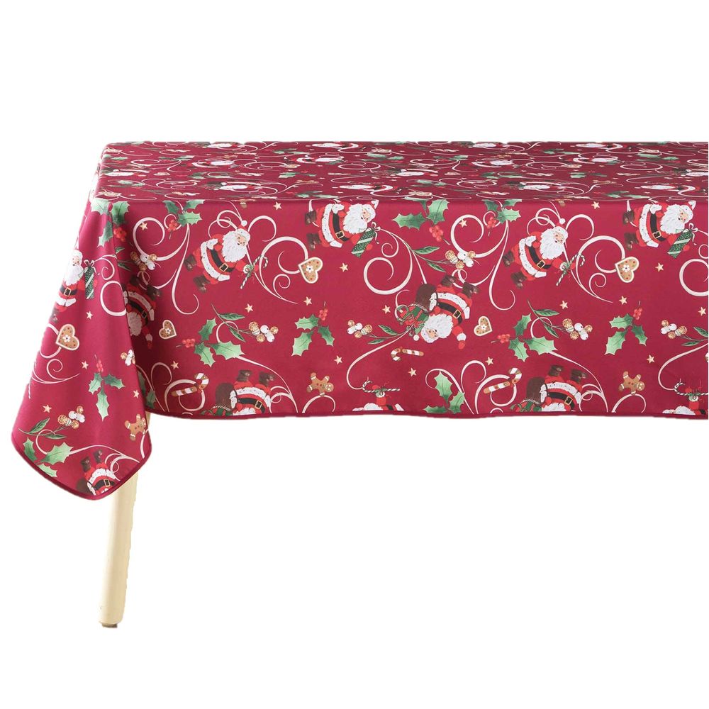 Nappe rectangle père noel enchanté