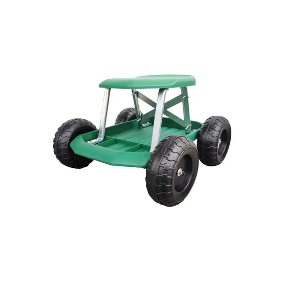 Tabouret de jardin à roulettes 49,5x43x30,5cm - charge max 200kg