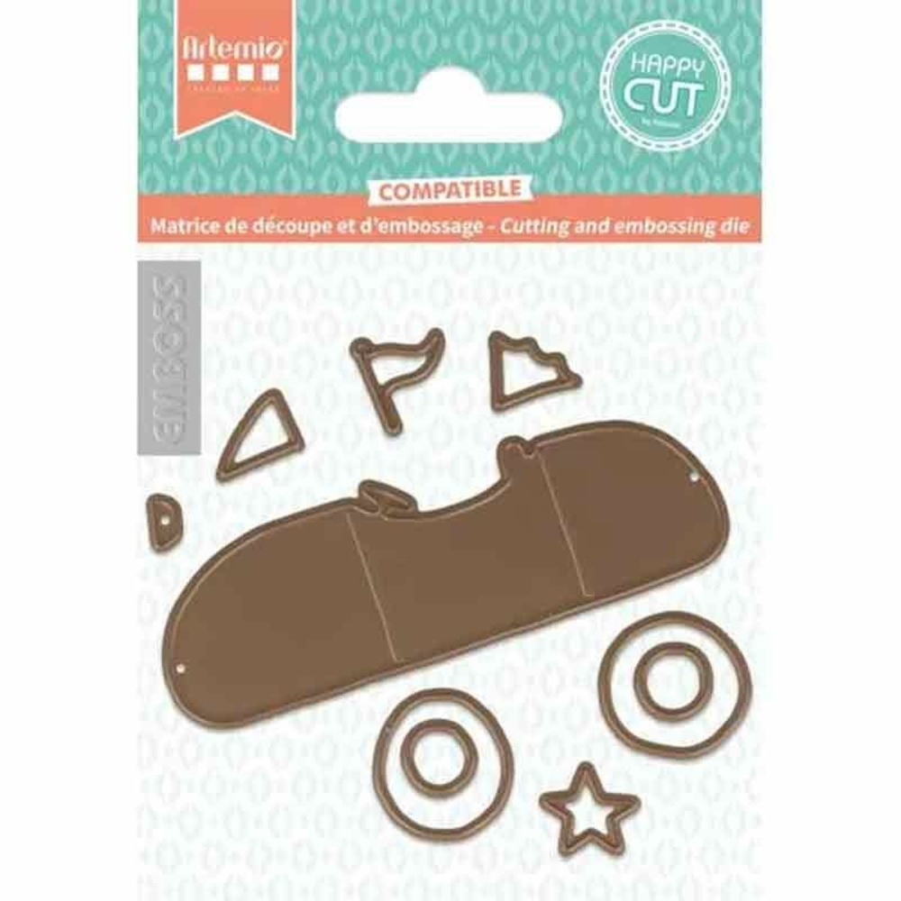 Matrice de découpe - jolies comptines - voiture