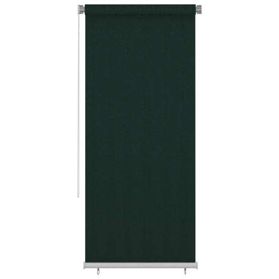Store roulant d'extérieur 100x230 cm vert foncé pehd