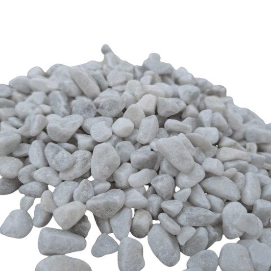 Galet blanc 8/12 mm – sac +/- 25 kg