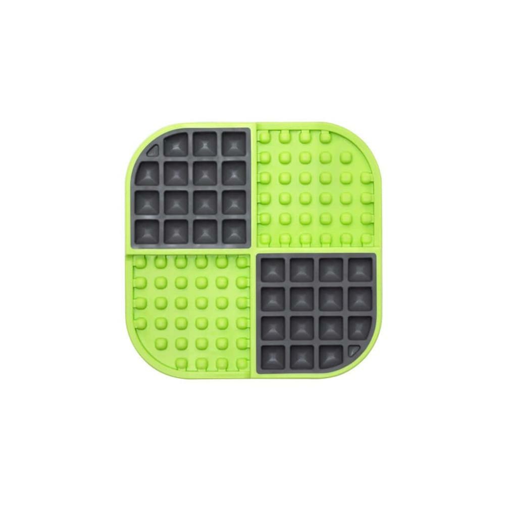 Lickimat slomo - tapis de léchage et gamelle ati-glouton pour chiens et chats