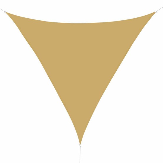 Voile d'ombrage triangulaire 3x3x3 m sableâŠ