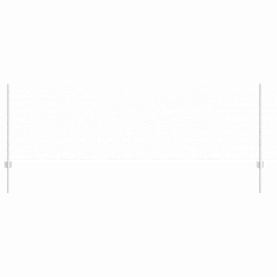 Clôture et poteau argent 0,8 x 50 m acier