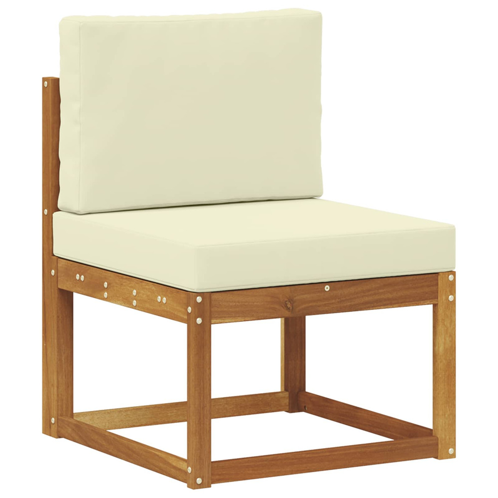 Sofa de milieu extérieur bois d'acacia massif