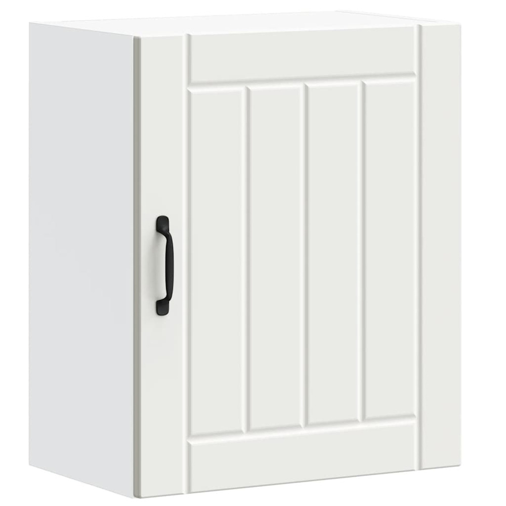 Armoire murale de cuisine lucca blanc bois d'ingénierie