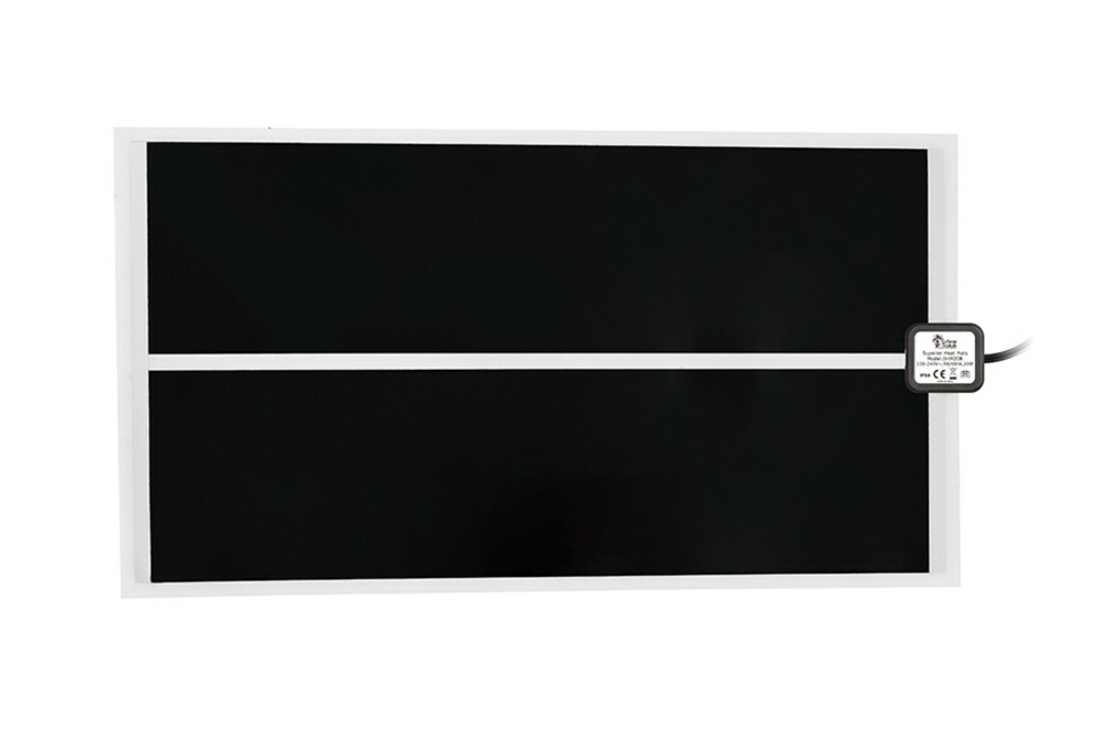 Tapis chauffant 28w avec rehausses pour terrarium - chauffage pour reptiles (lézards, serpents), amphibiens et invertébrés