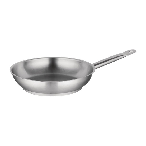 Poêle professionnelle 28 cm induction inox - vogue