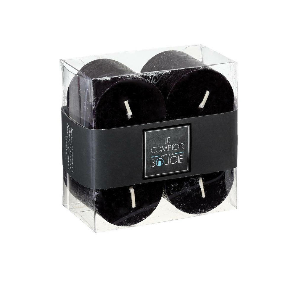 Bougie rustique - noir - 60g