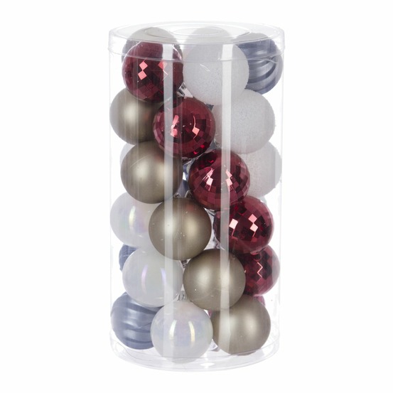 Kit décoration pour sapin de noël - 30 pièces