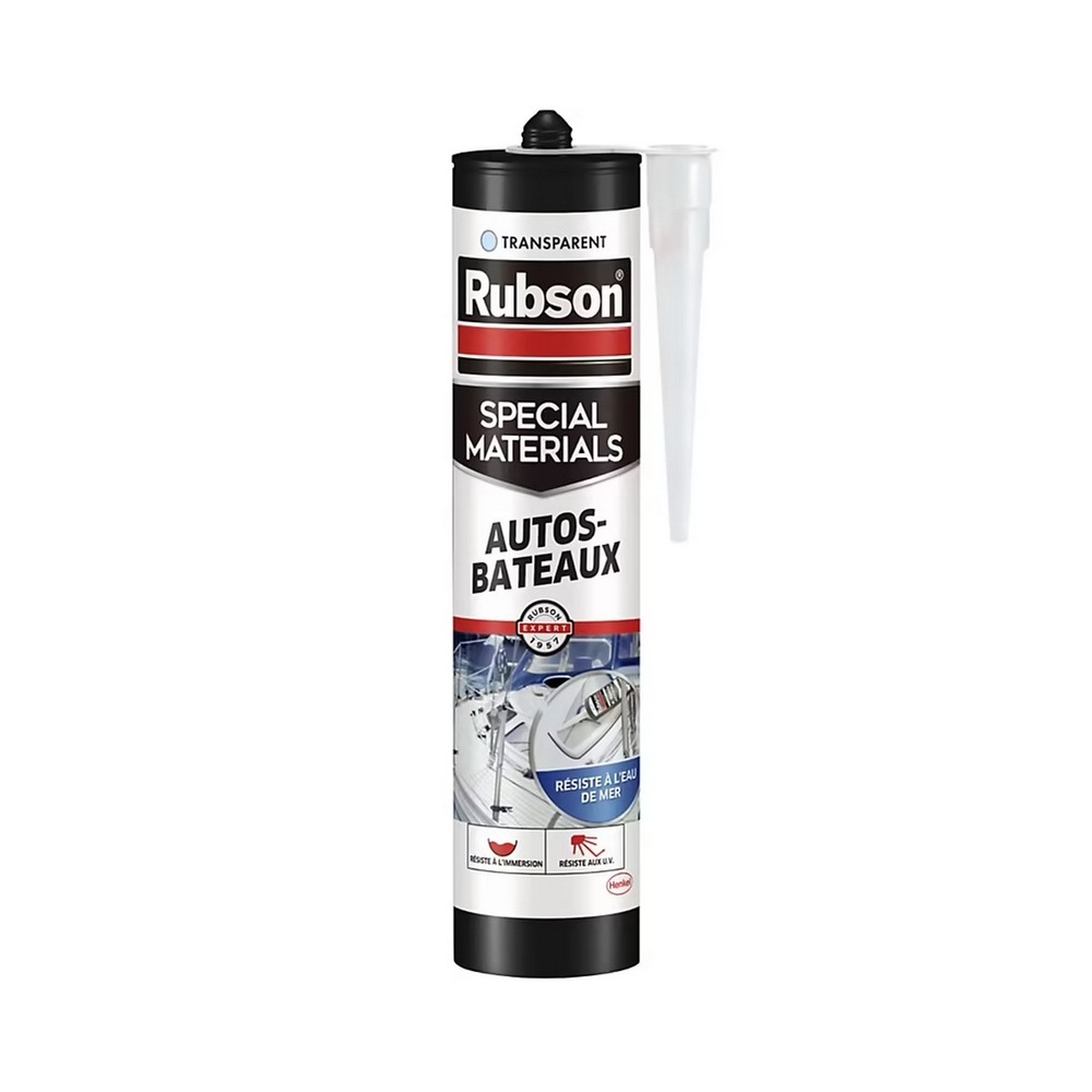 Mastic colle autos-bateaux 280 ml transparent - 2001159
