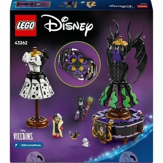 Lego villains les robes de maléfique et cruella d'enfer