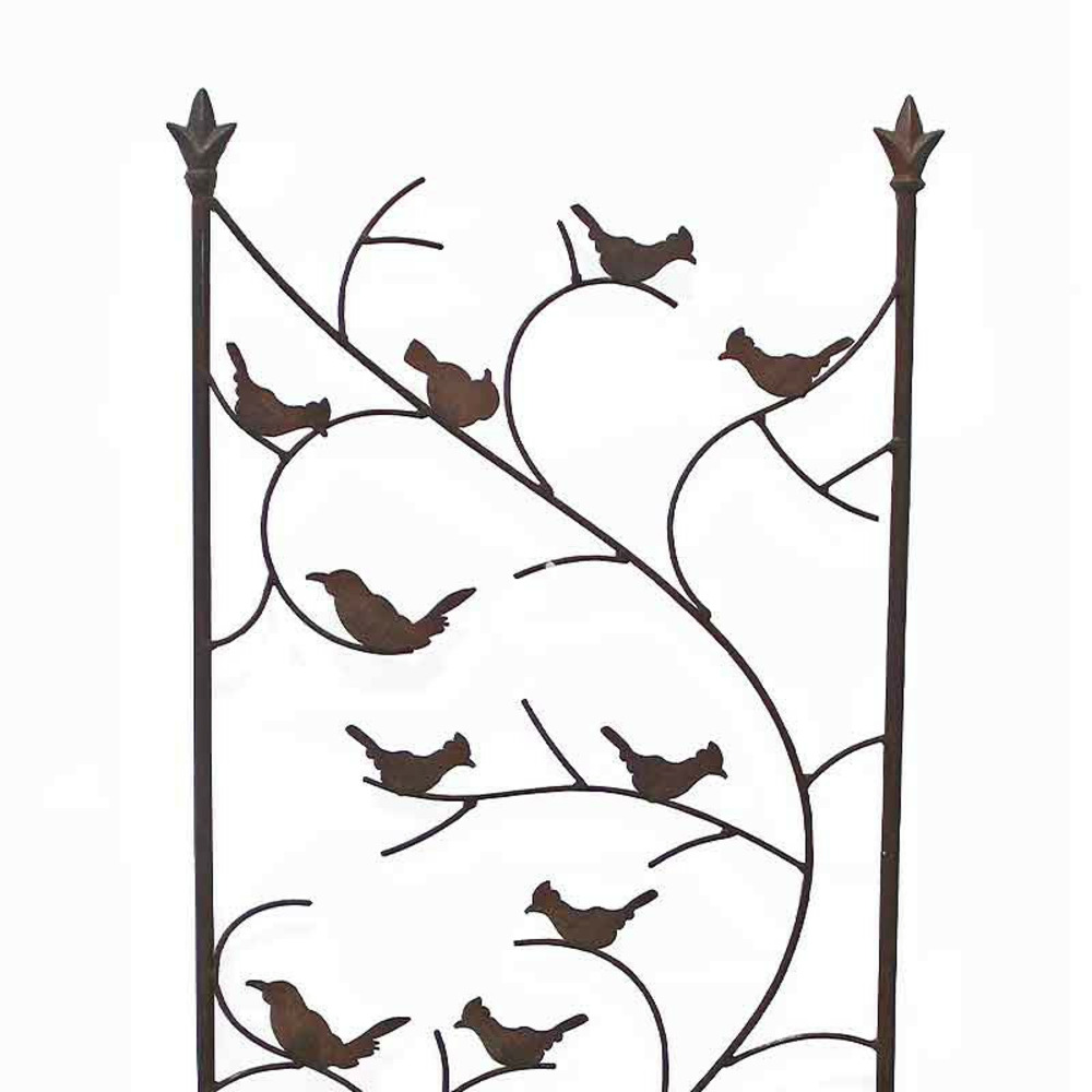 Treillage oiseaux fer 40x2x120cm