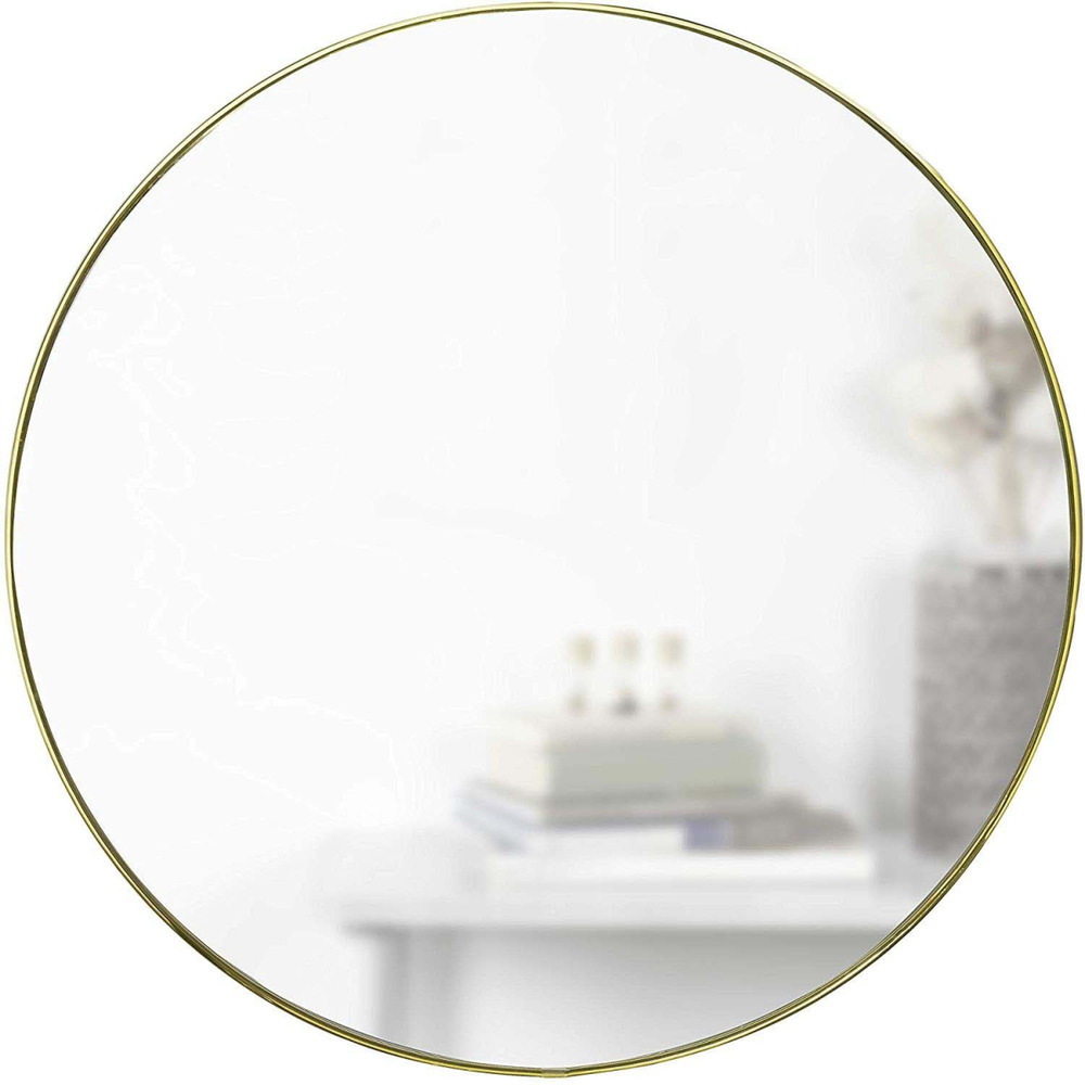 Miroir rond en métal 86 cm hubba