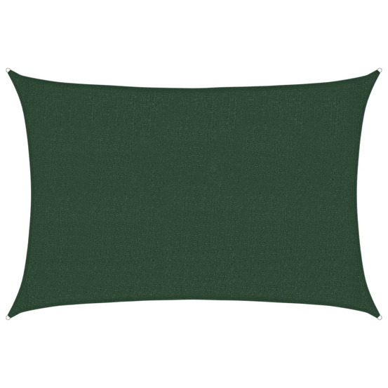 Voile d'ombrage 160 g/m² vert foncé 2,5x4 m pehd