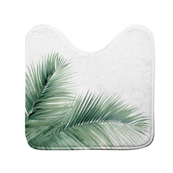 Tapis contour de wc havane