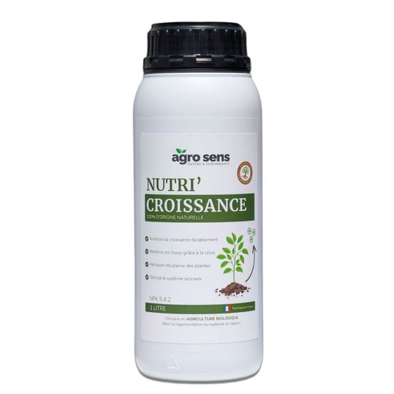 Nutri croissance - engrais liquide spécial croissance - 1 litre (500 litres de préparation)
