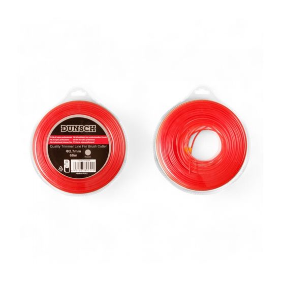 Fil nylon pour débroussailleuse et coupe-bordure, rond 2,7mm 68m - dunsch 7311270068r