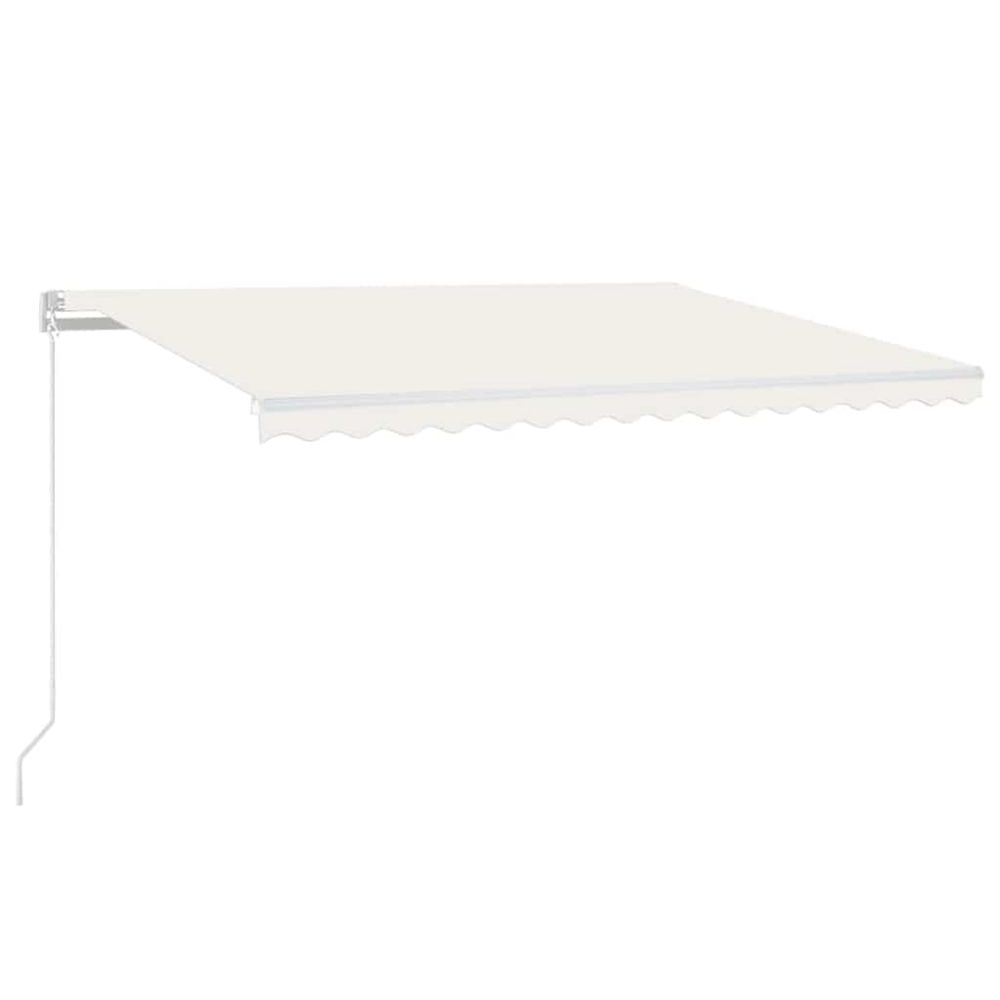 Auvent automatique avec capteur de vent et led 450x300 cm crème