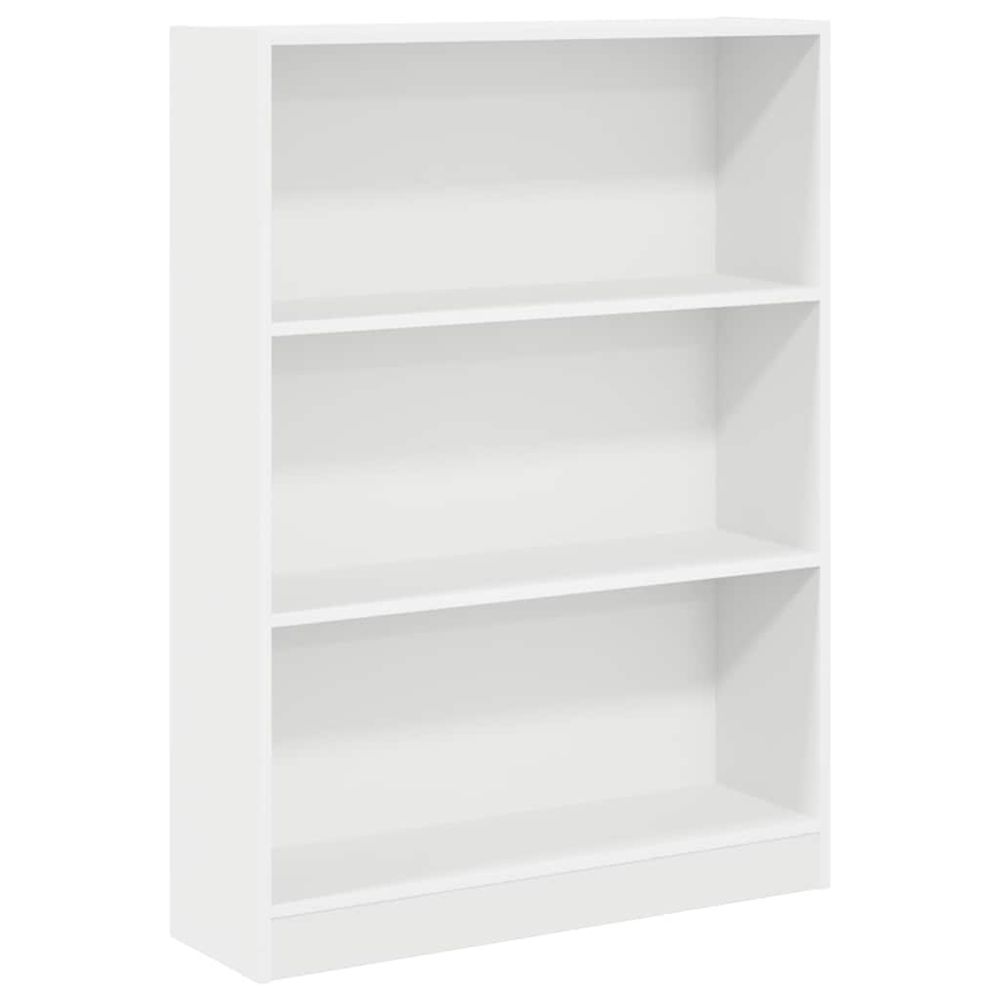 Bibliothèque blanc 80x24x109 cm bois d'ingénierie