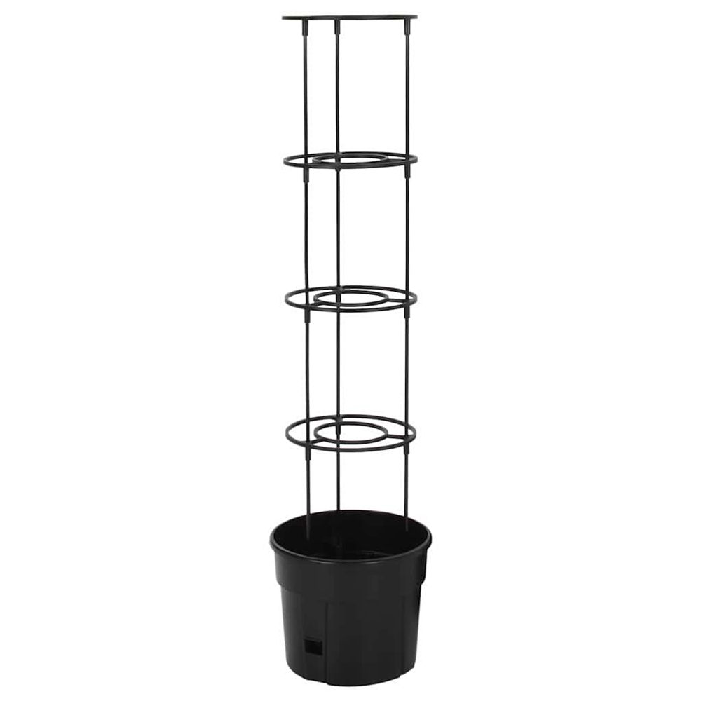 Jardinière à tomate anthracite ø29,5x115 cm polypropylène