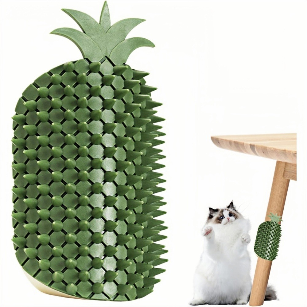 Brosse d'angle pour chat - self groomer mural pour poils longs et courts