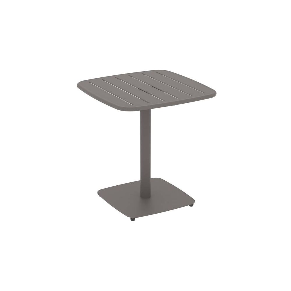 Table de jardin 2 places alegoria 70x70cm café