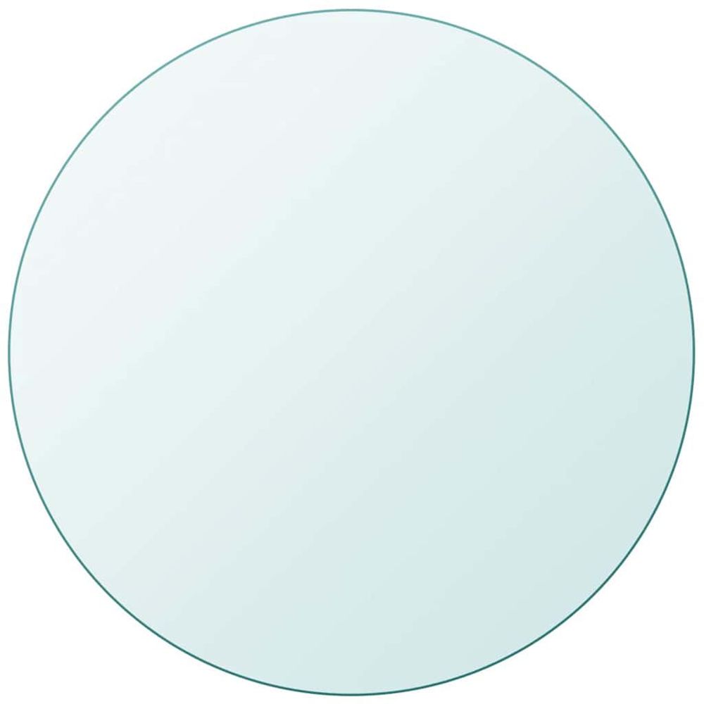 Dessus de table ronde en verre trempé 500 mm
