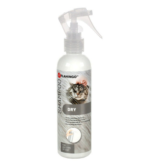 Shampoing sec, spray, 200 ml pour chat