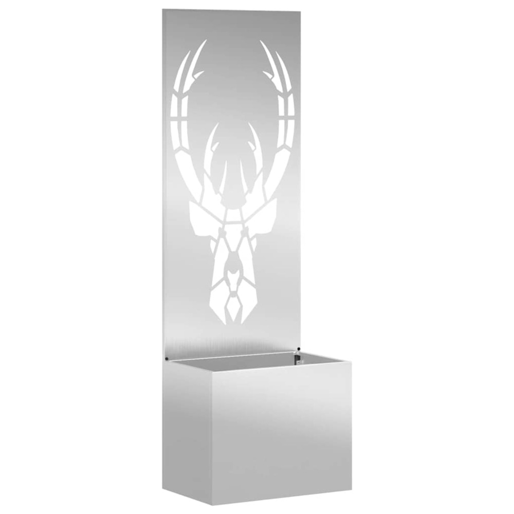 Écran de confidentialité de jardin argenté 50 x 140 cm