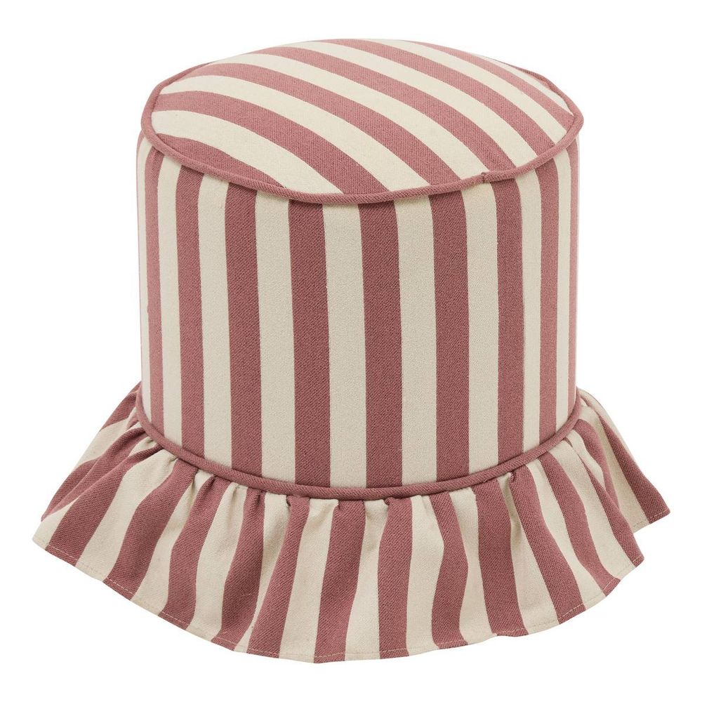 Pouf fiora rond d.36cm rose